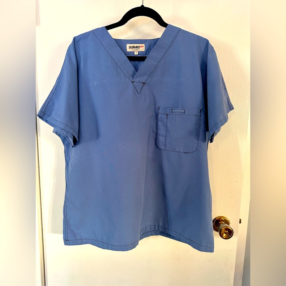 Lot of 4 unisex Scrubs Wear drawstring cargo pants scrubs Large